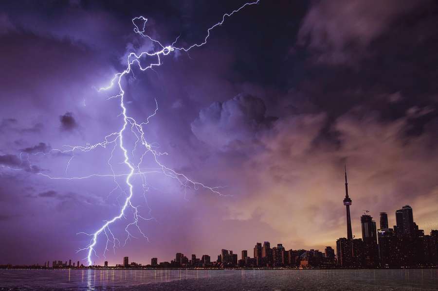 A single bolt of lightning is five times hotter than the sun.
