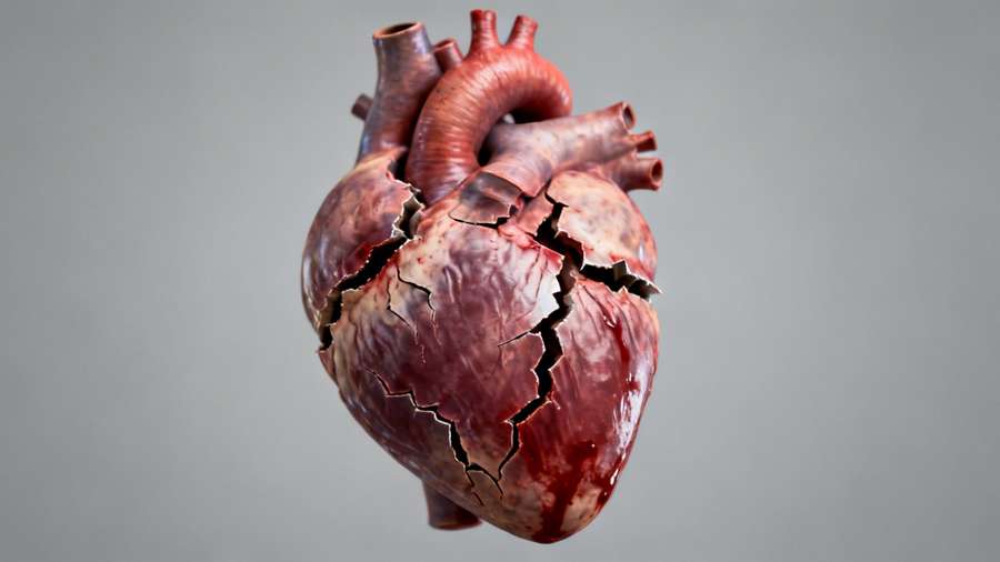 Broken heart syndrome can physically rupture your left ventricle.